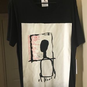 Black graphic forever 21 tee